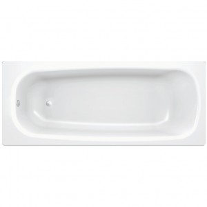 Ванна стальная BLB UNIVERSAL белая с отверстием для ручек 150*75 см